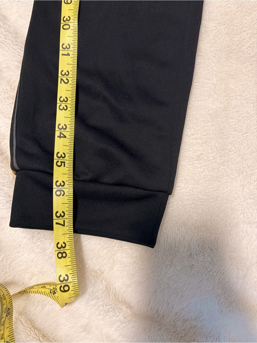 Nike Men’s Black Joggers with Gold Trim - Picture 2 of 3
